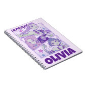 KPop Demon Hunters Notebook, Purple Huntrix Notitieboek (Rechterzijde)