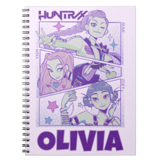 KPop Demon Hunters Notebook, Purple Huntrix Notitieboek