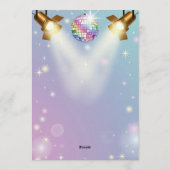 KPOP-demonenjagers geïnspireerde uitnodiging (Achterkant)