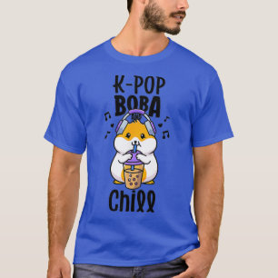 KPop en Chill Boba en K-Pop Shirt Kawaii