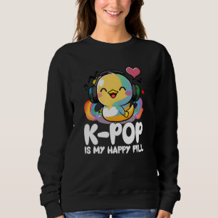 Kpop Fan Happy Pill Duck Merch K-pop Merchandise K Trui