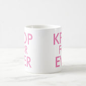 Kpop Forever | Muziek voor Gift roze Koffiemok (Center)