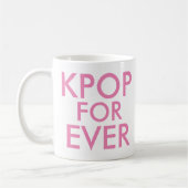 Kpop Forever | Muziek voor Gift roze Koffiemok (Links)