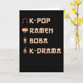 KPOP Gift Kaart (Gele Bloem)
