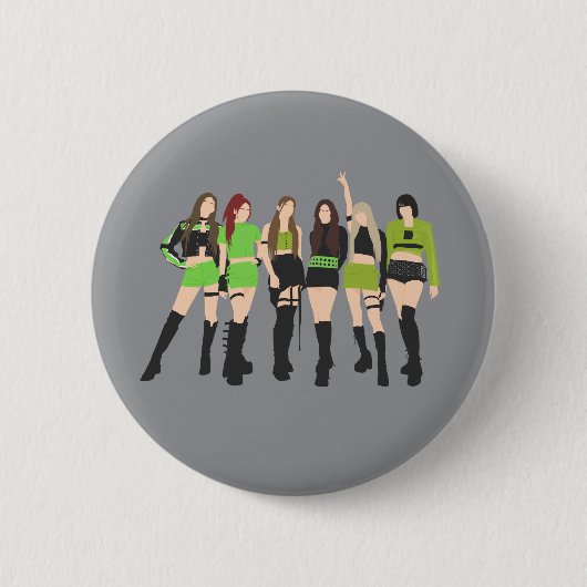 Kpop Girl Group Ronde Button 5,7 Cm (Voorkant)