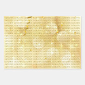 KPOP GOLDEN Cadeaupapier (Voorkant)