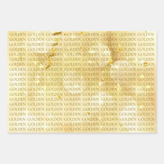 KPOP GOLDEN Gift Wrap Inpakpapier Vel (Voorkant)