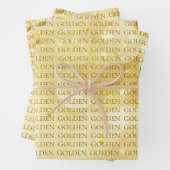KPOP GOLDEN Gift Wrap Inpakpapier Vel (In situ)