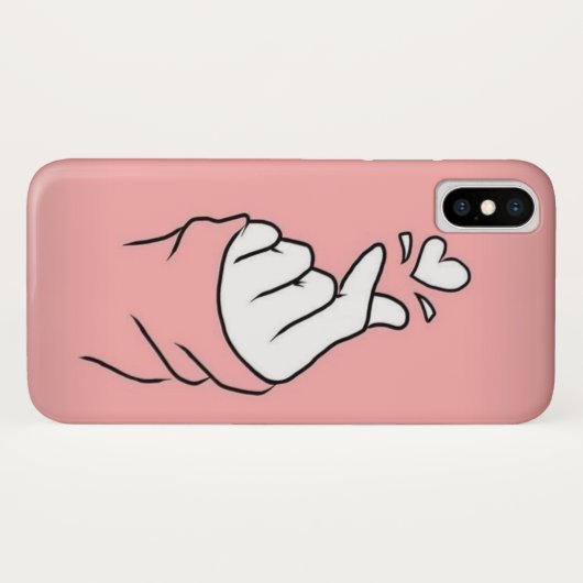 KPop Hand Symbol Cute Korean Case-Mate iPhone Case (Achterkant (horizontaal))