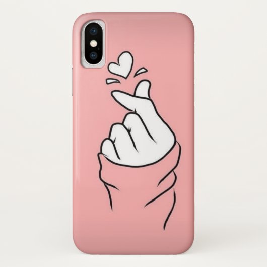KPop Hand Symbol Cute Korean Case-Mate iPhone Case (Achterkant)