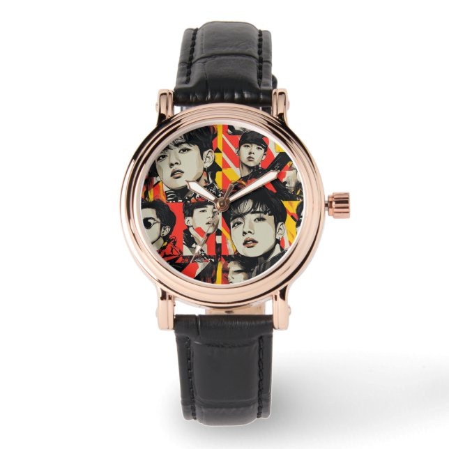 KPop-horloge Horloge (Voorkant)