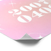 Kpop Idol Verjaardag Fancafe Stijl Cheer Banner Poster (Hoek)