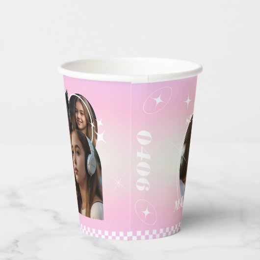 Kpop Idol Verjaardag Fancafe Stijl Cupsleeve Papieren Bekers (Rechts)