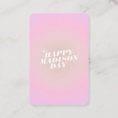 Kpop Idol Verjaardag Fancafe Stijl Fotokaart Aange Visitekaartje (Achterkant)