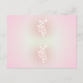 Kpop Idol Verjaardag Fancafe Stijl Fotostrip Kaart (Achterkant)