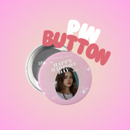 Kpop Idol Verjaardag Fancafe Stijl Pin Button