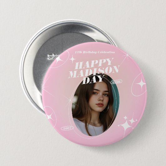 Kpop Idol Verjaardag Fancafe Stijl Pin Button (Voorkant /achterkant)