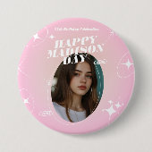 Kpop Idol Verjaardag Fancafe Stijl Pin Button (Voorkant)