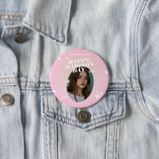 Kpop Idol Verjaardag Fancafe Stijl Pin Button (In situ)