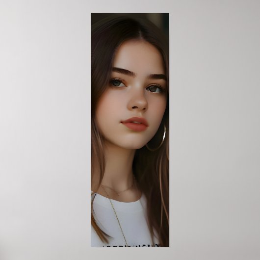 Kpop Idol Verjaardag Fancafe Stijl Verticaal Poste Poster (Voorkant)