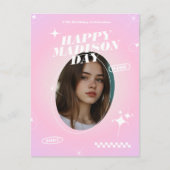 Kpop Idol Verjaardag Fancafe Style Briefkaart (Voorkant)