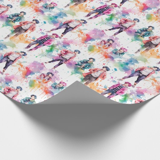 Kpop Idols - Cadeaupapier (Hoek)