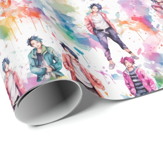 Kpop Idols - Cadeaupapier (Rol Hoek)