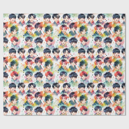 Kpop Idols - Cadeaupapier (Vlak)