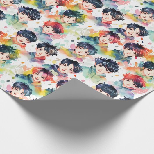 Kpop Idols - Cadeaupapier (Hoek)