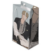Kpop Inspired Illustrated SVT Klein Cadeauzakje (Achterkant Gekanteld)