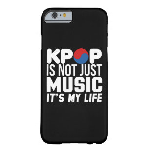 Kpop is mijn levensslogan grafische kaart (donker) barely there iPhone 6 hoesje