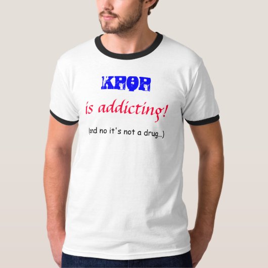 KPOP is verslaafd! T-shirt (Voorkant)