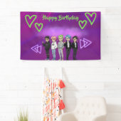 KPOP jongensband verjaardagsfeestje Spandoek (Insitu)