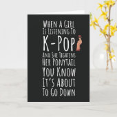 Kpop Kaarten voor meisjes tiener koreaanse muziek  (Gele Bloem)