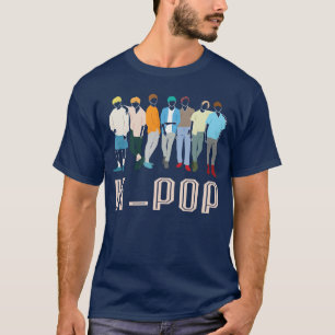 KPop Koreaanse Popmuziek Jongensband voor KPop-fan T-shirt