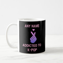 Kpop Mug Custom Korean Gift Addicted to K-Pop  Koffiemok