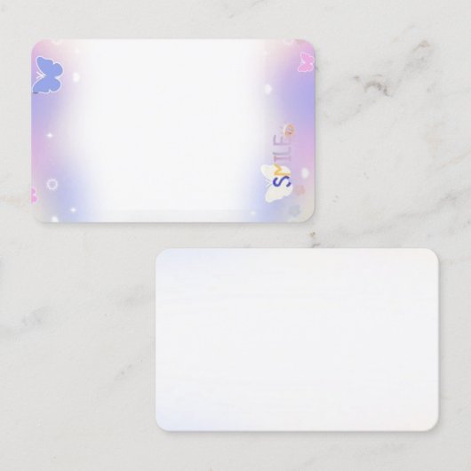 Kpop photocards visitekaartje (Voorkant / Achterkant)