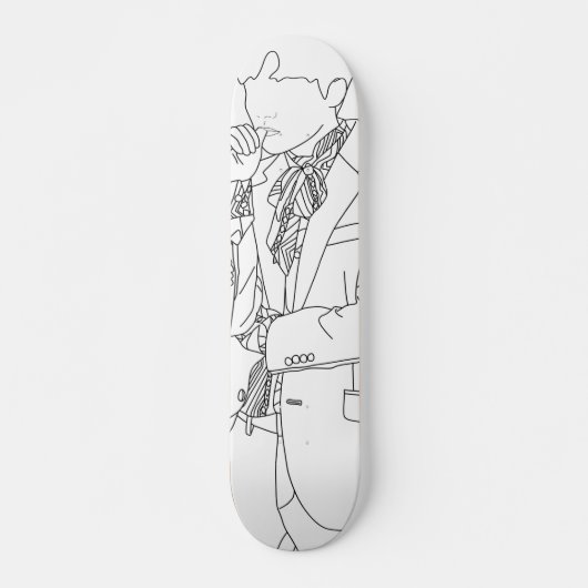 Kpop Roy Kim Persoonlijk Skateboard (Voorkant)
