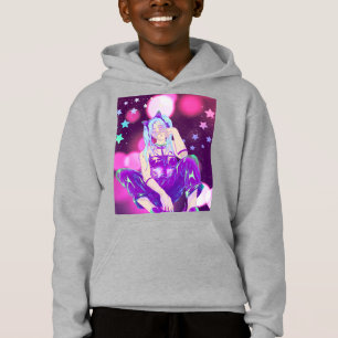 KPop Roze Paarse Kinderen Anime Trui