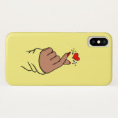 Kpop Saranghae vinger Heart Case-Mate iPhone Case (Achterkant (horizontaal))