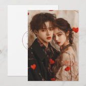 KPop-Valentijn-Kaart Feestdagenkaart (Voorkant / Achterkant)