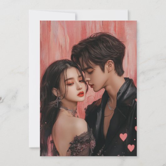 KPop-Valentijn-Kaart Feestdagenkaart (Voorkant)