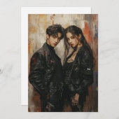 KPop-Valentijn-Kaart Feestdagenkaart (Voorkant / Achterkant)