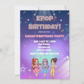 KPOP-verjaardag, kleur de achterkant! Kaart (Voorkant)