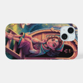 KPop-zigeunerin iPhone 15 Case (Achterkant horizontaal)