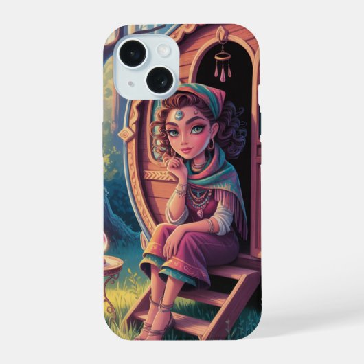 KPop-zigeunerin iPhone 15 Case (Achterkant)
