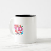 Kquito Sason, nationale feestdag Tweekleurige Koffiemok (Voorkant links)