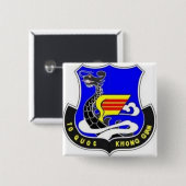 KQVN VIERKANTE BUTTON 5,1 CM (Voorkant /achterkant)