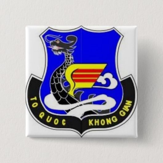 KQVN VIERKANTE BUTTON 5,1 CM (Voorkant)