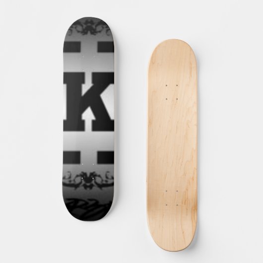 kr3w-logo persoonlijk skateboard (Voorkant)